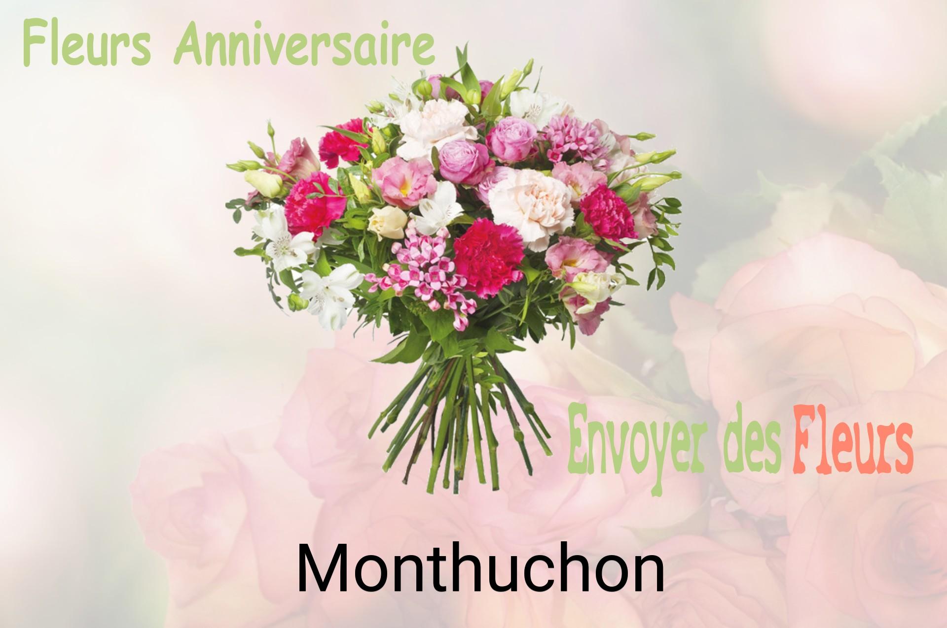 Bouquet de fleurs d’anniversaire livré à Monthuchon